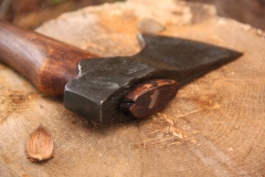 Chocolate Brown Hickory-Handled Trail Axe
