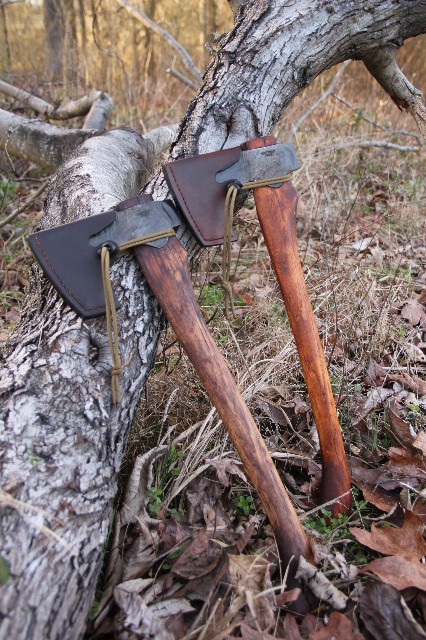 handmade, usa made, usa made axe, hatchet, chopping, wood chopping, outdoor, outdoorsman, survival, backwoodsman, hickory, axe made in america, axes made in the usa, ike bullington, isaac bullington, wolf valley forge, valley forge, pack axe, back packing, camping, trail axe, hunting axe, trappers axe, camp axe, bush axe, belt axe, pack axe, leather shoulder rig, chopping axe, leather axe carrier, shoulder sling for axe, carpenter's axe, Wolf Valley Forge, Wolf Valley Forge axe release