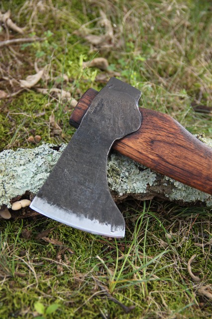 handmade, usa made, usa made axe, hatchet, chopping, wood chopping, outdoor, outdoorsman, survival, backwoodsman, hickory, axe made in america, axes made in the usa, ike bullington, isaac bullington, wolf valley forge, valley forge, pack axe, back packing, camping, trail axe, hunting axe, trappers axe, camp axe, bush axe, belt axe, pack axe, leather shoulder rig, chopping axe, leather axe carrier, shoulder sling for axe, carpenter's axe, Wolf Valley Forge, Wolf Valley Forge axe release, Axe Wax