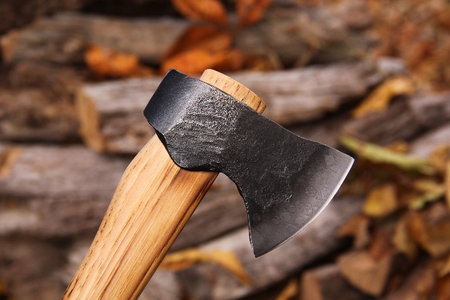 handmade, usa made, usa made axe, hatchet, chopping, wood chopping, outdoor, outdoorsman, survival, backwoodsman, hickory, axe made in america, axes made in the usa, ike bullington, isaac bullington, wolf valley forge, valley forge, pack axe, back packing, camping, trail axe, hunting axe, trappers axe, camp axe, bush axe, belt axe, pack axe, leather shoulder rig, chopping axe, leather axe carrier, shoulder sling for axe, carpenter's axe, Wolf Valley Forge, Wolf Valley Forge axe release, Axe Wax, haversack, go back, man purse, man bag, canvas bag, reenactor, reenacting