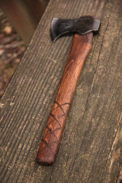 handmade, usa made, usa made axe, hatchet, chopping, wood chopping, outdoor, outdoorsman, survival, backwoodsman, hickory, axe made in america, axes made in the usa, ike bullington, isaac bullington, wolf valley forge, valley forge, pack axe, back packing, camping, trail axe, hunting axe, trappers axe, camp axe, bush axe, belt axe, pack axe, leather shoulder rig, chopping axe, leather axe carrier, shoulder sling for axe, carpenter's axe, Wolf Valley Forge, Wolf Valley Forge axe release, Axe Wax, haversack, go back, man purse, man bag, canvas bag, reenactor, reenacting