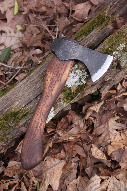 handmade, usa made, usa made axe, hatchet, chopping, wood chopping, outdoor, outdoorsman, survival, backwoodsman, hickory, axe made in america, axes made in the usa, ike bullington, isaac bullington, wolf valley forge, valley forge, pack axe, back packing, camping, trail axe, hunting axe, trappers axe, camp axe, bush axe, belt axe, pack axe, leather shoulder rig, chopping axe, leather axe carrier, shoulder sling for axe, carpenter's axe, Wolf Valley Forge, Wolf Valley Forge axe release, Axe Wax, haversack, go back, man purse, man bag, canvas bag, reenactor, reenacting, Trekker Axe