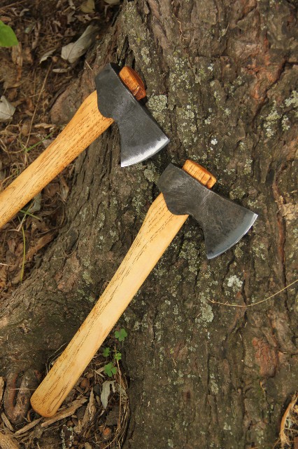 handmade, usa made, usa made axe, hatchet, chopping, wood chopping, outdoor, outdoorsman, survival, backwoodsman, hickory, axe made in america, axes made in the usa, ike bullington, isaac bullington, wolf valley forge, valley forge, pack axe, back packing, camping, trail axe, hunting axe, trappers axe, camp axe, bush axe, belt axe, pack axe, leather shoulder rig, chopping axe, leather axe carrier, shoulder sling for axe, carpenter's axe, Wolf Valley Forge, Wolf Valley Forge axe release, Axe Wax, haversack, go back, man purse, man bag, canvas bag, reenactor, reenacting, Trekker Axe