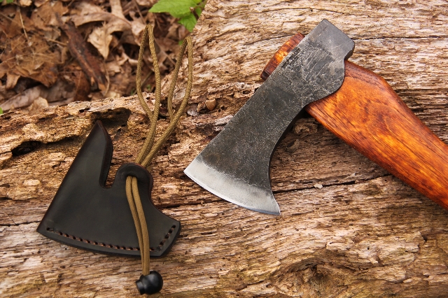 wolf valley forge, usa-made axes, handforged axes, backwoods, survival tool, outdoorsman, camp axe, the trekker