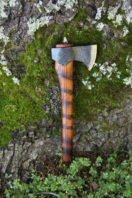 handmade, usa made, usa made axe, hatchet, chopping, wood chopping, outdoor, outdoorsman, survival, backwoodsman, hickory, axe made in america, axes made in the usa, ike bullington, isaac bullington, wolf valley forge, valley forge, pack axe, back packing, camping, trail axe, hunting axe, trappers axe, camp axe, bush axe, belt axe, pack axe, leather shoulder rig, chopping axe, leather axe carrier, shoulder sling for axe, carpenter's axe, Wolf Valley Forge, Wolf Valley Forge axe release, Axe Wax, haversack, go back, man purse, man bag, canvas bag, reenactor, reenacting, Trekker Axe