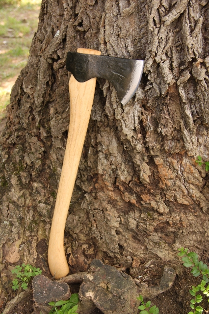 handmade, usa made, usa made axe, hatchet, chopping, wood chopping, outdoor, outdoorsman, survival, backwoodsman, hickory, axe made in america, axes made in the usa, ike bullington, isaac bullington, wolf valley forge, valley forge, pack axe, back packing, camping, trail axe, hunting axe, trappers axe, camp axe, bush axe, belt axe, pack axe, leather shoulder rig, chopping axe, leather axe carrier, shoulder sling for axe, carpenter's axe, Wolf Valley Forge, Wolf Valley Forge axe release, Axe Wax, haversack, go back, man purse, man bag, canvas bag, reenactor, reenacting, Trekker Axe