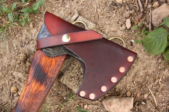 handmade, usa made, usa made axe, hatchet, chopping, wood chopping, outdoor, outdoorsman, survival, backwoodsman, hickory, axe made in america, axes made in the usa, ike bullington, isaac bullington, wolf valley forge, valley forge, pack axe, back packing, camping, trail axe, hunting axe, trappers axe, camp axe, bush axe, belt axe, pack axe, leather shoulder rig, chopping axe, leather axe carrier, shoulder sling for axe, carpenter's axe, Wolf Valley Forge, Wolf Valley Forge axe release, Axe Wax, haversack, go back, man purse, man bag, canvas bag, reenactor, reenacting, Trekker Axe