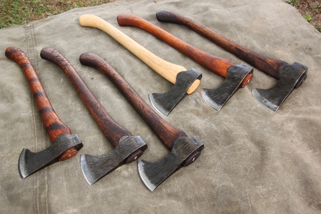 handmade, usa made, usa made axe, hatchet, chopping, wood chopping, outdoor, outdoorsman, survival, backwoodsman, hickory, axe made in america, axes made in the usa, ike bullington, isaac bullington, wolf valley forge, valley forge, pack axe, back packing, camping, trail axe, hunting axe, trappers axe, camp axe, bush axe, belt axe, pack axe, leather shoulder rig, chopping axe, leather axe carrier, shoulder sling for axe, carpenter's axe, Wolf Valley Forge, Wolf Valley Forge axe release, Axe Wax, haversack, go back, man purse, man bag, canvas bag, reenactor, reenacting, Trekker Axe