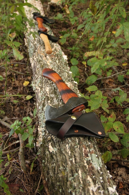 handmade, usa made, usa made axe, hatchet, chopping, wood chopping, outdoor, outdoorsman, survival, backwoodsman, hickory, axe made in america, axes made in the usa, ike bullington, isaac bullington, wolf valley forge, valley forge, pack axe, back packing, camping, trail axe, hunting axe, trappers axe, camp axe, bush axe, belt axe, pack axe, leather shoulder rig, chopping axe, leather axe carrier, shoulder sling for axe, carpenter's axe, Wolf Valley Forge, Wolf Valley Forge axe release, Axe Wax, haversack, go back, man purse, man bag, canvas bag, reenactor, reenacting, Trekker Axe