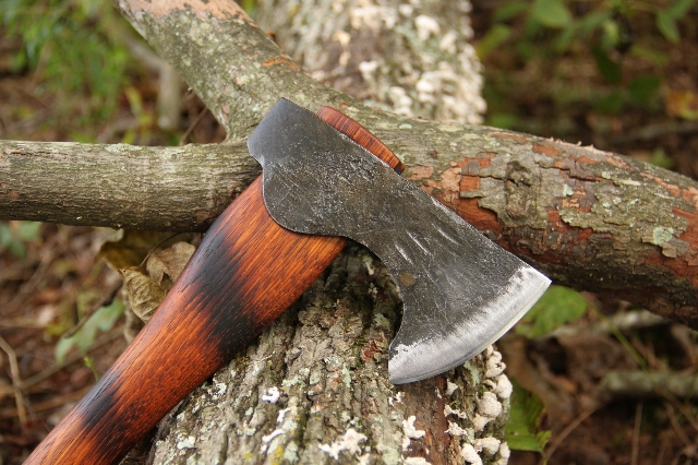 handmade, usa made, usa made axe, hatchet, chopping, wood chopping, outdoor, outdoorsman, survival, backwoodsman, hickory, axe made in america, axes made in the usa, ike bullington, isaac bullington, wolf valley forge, valley forge, pack axe, back packing, camping, trail axe, hunting axe, trappers axe, camp axe, bush axe, belt axe, pack axe, leather shoulder rig, chopping axe, leather axe carrier, shoulder sling for axe, carpenter's axe, Wolf Valley Forge, Wolf Valley Forge axe release, Axe Wax, haversack, go back, man purse, man bag, canvas bag, reenactor, reenacting, Trekker Axe