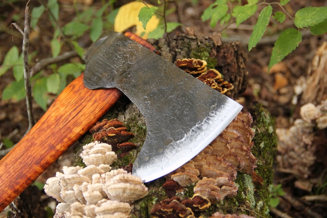 handmade, usa made, usa made axe, hatchet, chopping, wood chopping, outdoor, outdoorsman, survival, backwoodsman, hickory, axe made in america, axes made in the usa, ike bullington, isaac bullington, wolf valley forge, valley forge, pack axe, back packing, camping, trail axe, hunting axe, trappers axe, camp axe, bush axe, belt axe, pack axe, leather shoulder rig, chopping axe, leather axe carrier, shoulder sling for axe, carpenter's axe, Wolf Valley Forge, Wolf Valley Forge axe release, Axe Wax, haversack, go back, man purse, man bag, canvas bag, reenactor, reenacting, Trekker Axe