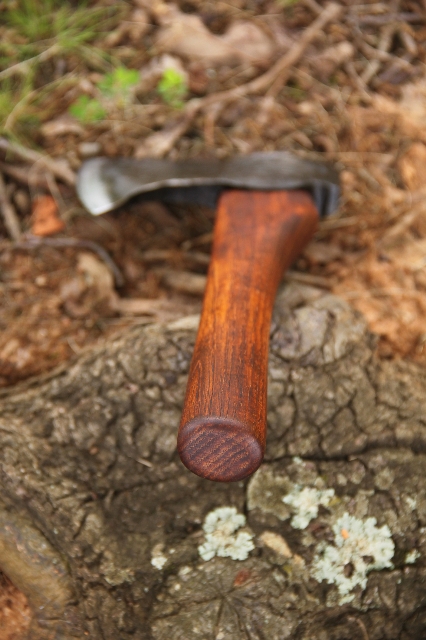 handmade, usa made, usa made axe, hatchet, chopping, wood chopping, outdoor, outdoorsman, survival, backwoodsman, hickory, axe made in america, axes made in the usa, ike bullington, isaac bullington, wolf valley forge, valley forge, pack axe, back packing, camping, trail axe, hunting axe, trappers axe, camp axe, bush axe, belt axe, pack axe, leather shoulder rig, chopping axe, leather axe carrier, shoulder sling for axe, carpenter's axe, Wolf Valley Forge, Wolf Valley Forge axe release, Axe Wax, haversack, go back, man purse, man bag, canvas bag, reenactor, reenacting, Trekker Axe