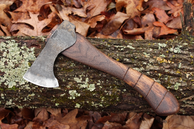 handmade, usa made, usa made axe, hatchet, chopping, wood chopping, outdoor, outdoorsman, survival, backwoodsman, hickory, axe made in america, axes made in the usa, ike bullington, wolf valley forge, valley forge, pack axe, back packing, camping, trail axe, hunting axe, trappers axe, camp axe, bush axe, belt axe, pack axe, leather shoulder rig, chopping axe, leather axe carrier, shoulder sling for axe, carpenter's axe, Wolf Valley Forge, Wolf Valley Forge axe release, Axe Wax, haversack, go back, man purse, man bag, canvas bag, reenactor, reenacting, Trekker Axe, Axe Life
