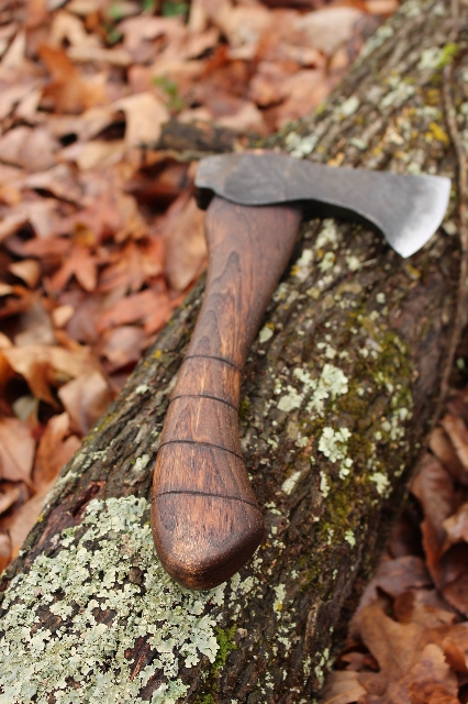 handmade, usa made, usa made axe, hatchet, chopping, wood chopping, outdoor, outdoorsman, survival, backwoodsman, hickory, axe made in america, axes made in the usa, ike bullington, wolf valley forge, valley forge, pack axe, back packing, camping, trail axe, hunting axe, trappers axe, camp axe, bush axe, belt axe, pack axe, leather shoulder rig, chopping axe, leather axe carrier, shoulder sling for axe, carpenter's axe, Wolf Valley Forge, Wolf Valley Forge axe release, Axe Wax, haversack, go back, man purse, man bag, canvas bag, reenactor, reenacting, Trekker Axe, Axe Life
