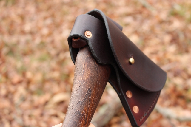 handmade, usa made, usa made axe, hatchet, chopping, wood chopping, outdoor, outdoorsman, survival, backwoodsman, hickory, axe made in america, axes made in the usa, ike bullington, wolf valley forge, valley forge, pack axe, back packing, camping, trail axe, hunting axe, trappers axe, camp axe, bush axe, belt axe, pack axe, leather shoulder rig, chopping axe, leather axe carrier, shoulder sling for axe, carpenter's axe, Wolf Valley Forge, Wolf Valley Forge axe release, Axe Wax, haversack, go back, man purse, man bag, canvas bag, reenactor, reenacting, Trekker Axe, Axe Life
