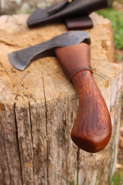 handmade, usa made, usa made axe, hatchet, chopping, wood chopping, outdoor, outdoorsman, survival, backwoodsman, hickory, axe made in america, axes made in the usa, ike bullington, wolf valley forge, valley forge, pack axe, back packing, camping, trail axe, hunting axe, trappers axe, camp axe, bush axe, belt axe, pack axe, leather shoulder rig, chopping axe, leather axe carrier, shoulder sling for axe, carpenter's axe, Wolf Valley Forge, Wolf Valley Forge axe release, Axe Wax, haversack, go back, man purse, man bag, canvas bag, reenactor, reenacting, Trekker Axe, Axe Life