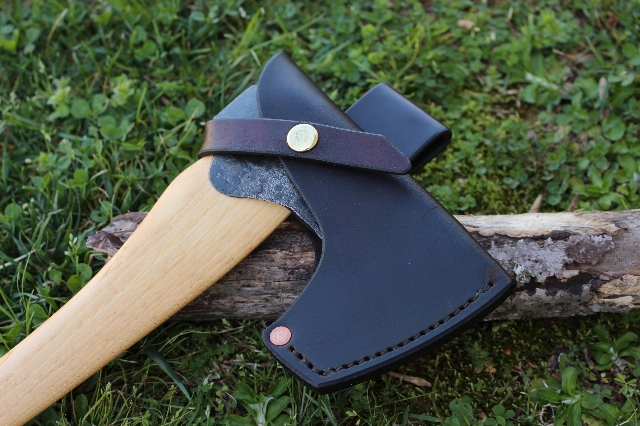 handmade, usa made, usa made axe, hatchet, chopping, wood chopping, outdoor, outdoorsman, survival, backwoodsman, hickory, axe made in america, axes made in the usa, ike bullington, wolf valley forge, valley forge, pack axe, back packing, camping, trail axe, hunting axe, trappers axe, camp axe, bush axe, belt axe, pack axe, leather shoulder rig, chopping axe, leather axe carrier, shoulder sling for axe, carpenter's axe, Wolf Valley Forge, Wolf Valley Forge axe release, Axe Wax, haversack, go back, man purse, man bag, canvas bag, reenactor, reenacting, Trekker Axe, Axe Life