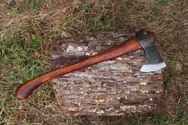 handmade, usa made, usa made axe, hatchet, chopping, wood chopping, outdoor, outdoorsman, survival, backwoodsman, hickory, axe made in america, axes made in the usa, ike bullington, wolf valley forge, valley forge, pack axe, back packing, camping, trail axe, hunting axe, trappers axe, camp axe, bush axe, belt axe, pack axe, leather shoulder rig, chopping axe, leather axe carrier, shoulder sling for axe, carpenter's axe, Wolf Valley Forge, Wolf Valley Forge axe release, Axe Wax, haversack, go back, man purse, man bag, canvas bag, reenactor, reenacting, Trekker Axe, Axe Life