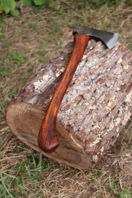 handmade, usa made, usa made axe, hatchet, chopping, wood chopping, outdoor, outdoorsman, survival, backwoodsman, hickory, axe made in america, axes made in the usa, ike bullington, wolf valley forge, valley forge, pack axe, back packing, camping, trail axe, hunting axe, trappers axe, camp axe, bush axe, belt axe, pack axe, leather shoulder rig, chopping axe, leather axe carrier, shoulder sling for axe, carpenter's axe, Wolf Valley Forge, Wolf Valley Forge axe release, Axe Wax, haversack, go back, man purse, man bag, canvas bag, reenactor, reenacting, Trekker Axe, Axe Life