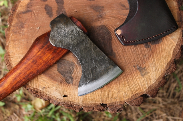 handmade, usa made, usa made axe, hatchet, chopping, wood chopping, outdoor, outdoorsman, survival, backwoodsman, hickory, axe made in america, axes made in the usa, ike bullington, wolf valley forge, valley forge, pack axe, back packing, camping, trail axe, hunting axe, trappers axe, camp axe, bush axe, belt axe, pack axe, leather shoulder rig, chopping axe, leather axe carrier, shoulder sling for axe, carpenter's axe, Wolf Valley Forge, Wolf Valley Forge axe release, Axe Wax, haversack, go back, man purse, man bag, canvas bag, reenactor, reenacting, Trekker Axe, Axe Life