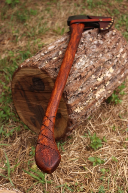 handmade, usa made, usa made axe, hatchet, chopping, wood chopping, outdoor, outdoorsman, survival, backwoodsman, hickory, axe made in america, axes made in the usa, ike bullington, wolf valley forge, valley forge, pack axe, back packing, camping, trail axe, hunting axe, trappers axe, camp axe, bush axe, belt axe, pack axe, leather shoulder rig, chopping axe, leather axe carrier, shoulder sling for axe, carpenter's axe, Wolf Valley Forge, Wolf Valley Forge axe release, Axe Wax, haversack, go back, man purse, man bag, canvas bag, reenactor, reenacting, Trekker Axe, Axe Life