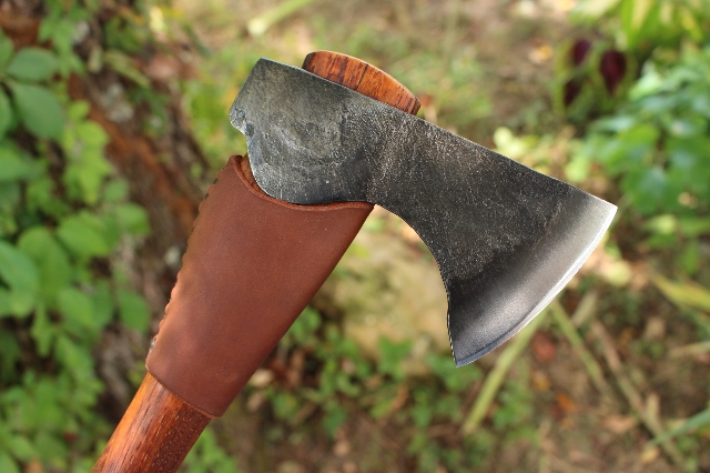 handmade, usa made, usa made axe, hatchet, chopping, wood chopping, outdoor, outdoorsman, survival, backwoodsman, hickory, axe made in america, axes made in the usa, ike bullington, wolf valley forge, valley forge, pack axe, back packing, camping, trail axe, hunting axe, trappers axe, camp axe, bush axe, belt axe, pack axe, leather shoulder rig, chopping axe, leather axe carrier, shoulder sling for axe, carpenter's axe, Wolf Valley Forge, Wolf Valley Forge axe release, Axe Wax, haversack, go back, man purse, man bag, canvas bag, reenactor, reenacting, Trekker Axe, Axe Life