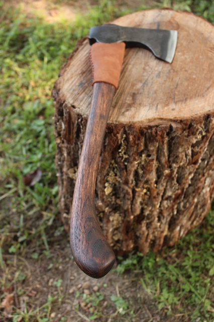 handmade, usa made, usa made axe, hatchet, chopping, wood chopping, outdoor, outdoorsman, survival, backwoodsman, hickory, axe made in america, axes made in the usa, ike bullington, wolf valley forge, valley forge, pack axe, back packing, camping, trail axe, hunting axe, trappers axe, camp axe, bush axe, belt axe, pack axe, leather shoulder rig, chopping axe, leather axe carrier, shoulder sling for axe, carpenter's axe, Wolf Valley Forge, Wolf Valley Forge axe release, Axe Wax, haversack, go back, man purse, man bag, canvas bag, reenactor, reenacting, Trekker Axe, Axe Life
