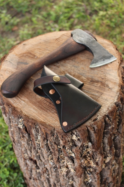 handmade, usa made, usa made axe, hatchet, chopping, wood chopping, outdoor, outdoorsman, survival, backwoodsman, hickory, axe made in america, axes made in the usa, ike bullington, wolf valley forge, valley forge, pack axe, back packing, camping, trail axe, hunting axe, trappers axe, camp axe, bush axe, belt axe, pack axe, leather shoulder rig, chopping axe, leather axe carrier, shoulder sling for axe, carpenter's axe, Wolf Valley Forge, Wolf Valley Forge axe release, Axe Wax, haversack, go back, man purse, man bag, canvas bag, reenactor, reenacting, Trekker Axe, Axe Life
