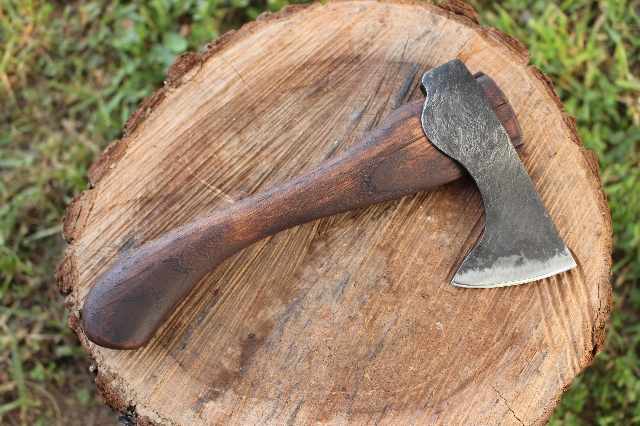 handmade, usa made, usa made axe, hatchet, chopping, wood chopping, outdoor, outdoorsman, survival, backwoodsman, hickory, axe made in america, axes made in the usa, ike bullington, wolf valley forge, valley forge, pack axe, back packing, camping, trail axe, hunting axe, trappers axe, camp axe, bush axe, belt axe, pack axe, leather shoulder rig, chopping axe, leather axe carrier, shoulder sling for axe, carpenter's axe, Wolf Valley Forge, Wolf Valley Forge axe release, Axe Wax, haversack, go back, man purse, man bag, canvas bag, reenactor, reenacting, Trekker Axe, Axe Life
