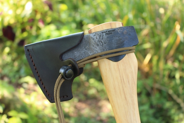 handmade, usa made, usa made axe, hatchet, chopping, wood chopping, outdoor, outdoorsman, survival, backwoodsman, hickory, axe made in america, axes made in the usa, ike bullington, wolf valley forge, valley forge, pack axe, back packing, camping, trail axe, hunting axe, trappers axe, camp axe, bush axe, belt axe, pack axe, leather shoulder rig, chopping axe, leather axe carrier, shoulder sling for axe, carpenter's axe, Wolf Valley Forge, Wolf Valley Forge axe release, Axe Wax, haversack, go back, man purse, man bag, canvas bag, reenactor, reenacting, Trekker Axe, Axe Life