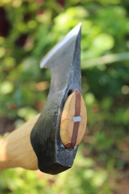 handmade, usa made, usa made axe, hatchet, chopping, wood chopping, outdoor, outdoorsman, survival, backwoodsman, hickory, axe made in america, axes made in the usa, ike bullington, wolf valley forge, valley forge, pack axe, back packing, camping, trail axe, hunting axe, trappers axe, camp axe, bush axe, belt axe, pack axe, leather shoulder rig, chopping axe, leather axe carrier, shoulder sling for axe, carpenter's axe, Wolf Valley Forge, Wolf Valley Forge axe release, Axe Wax, haversack, go back, man purse, man bag, canvas bag, reenactor, reenacting, Trekker Axe, Axe Life