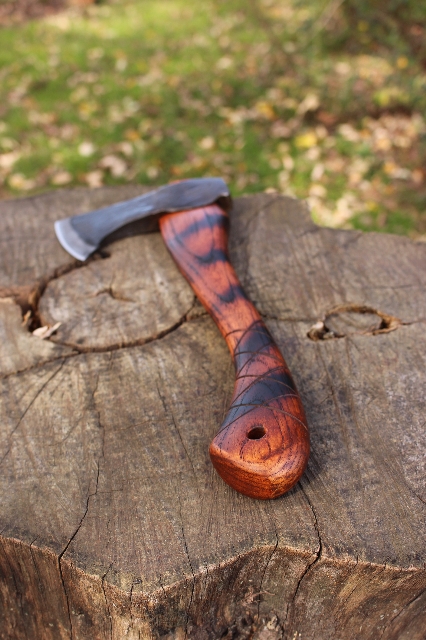 handmade, usa made, usa made axe, hatchet, chopping, wood chopping, outdoor, outdoorsman, survival, backwoodsman, hickory, axe made in america, axes made in the usa, ike bullington, wolf valley forge, valley forge, pack axe, back packing, camping, trail axe, hunting axe, trappers axe, camp axe, bush axe, belt axe, pack axe, leather shoulder rig, chopping axe, leather axe carrier, shoulder sling for axe, carpenter's axe, Wolf Valley Forge, Wolf Valley Forge axe release, Axe Wax, haversack, go bag, man purse, man bag, canvas bag, reenactor, reenacting, Trekker Axe, Axe Life