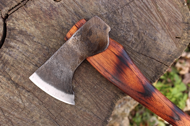 handmade, usa made, usa made axe, hatchet, chopping, wood chopping, outdoor, outdoorsman, survival, backwoodsman, hickory, axe made in america, axes made in the usa, ike bullington, wolf valley forge, valley forge, pack axe, back packing, camping, trail axe, hunting axe, trappers axe, camp axe, bush axe, belt axe, pack axe, leather shoulder rig, chopping axe, leather axe carrier, shoulder sling for axe, carpenter's axe, Wolf Valley Forge, Wolf Valley Forge axe release, Axe Wax, haversack, go bag, man purse, man bag, canvas bag, reenactor, reenacting, Trekker Axe, Axe Life