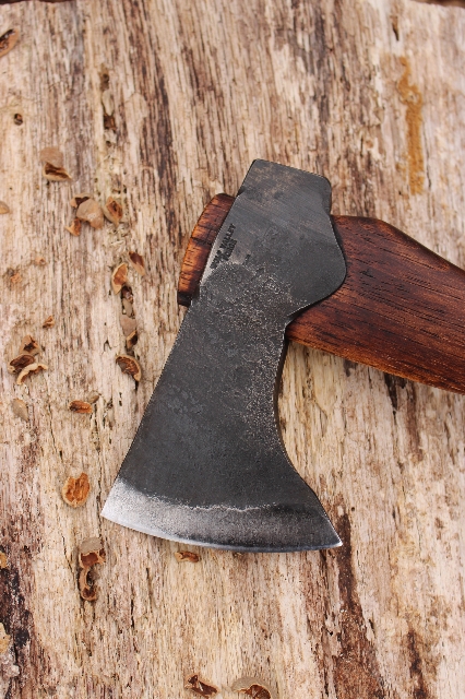 handmade, usa made, usa made axe, hatchet, chopping, wood chopping, outdoor, outdoorsman, survival, backwoodsman, hickory, axe made in america, axes made in the usa, ike bullington, wolf valley forge, valley forge, pack axe, back packing, camping, trail axe, hunting axe, trappers axe, camp axe, bush axe, belt axe, pack axe, leather shoulder rig, chopping axe, leather axe carrier, shoulder sling for axe, carpenter's axe, Wolf Valley Forge, Wolf Valley Forge axe release, Axe Wax, haversack, go bag, man purse, man bag, canvas bag, reenactor, reenacting, Trekker Axe, Axe Life