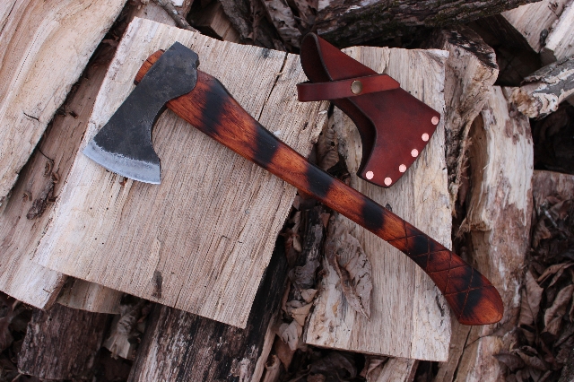 handmade, usa made, usa made axe, hatchet, chopping, wood chopping, outdoor, outdoorsman, survival, backwoodsman, hickory, axe made in america, axes made in the usa, ike bullington, wolf valley forge, valley forge, pack axe, back packing, camping, trail axe, hunting axe, trappers axe, camp axe, bush axe, belt axe, pack axe, leather shoulder rig, chopping axe, leather axe carrier, shoulder sling for axe, carpenter's axe, Wolf Valley Forge, Wolf Valley Forge axe release, Axe Wax, haversack, go bag, man purse, man bag, canvas bag, reenactor, reenacting, Trekker Axe, Axe Life