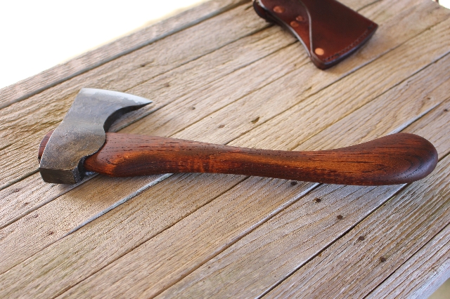 handmade, usa made, usa made axe, hatchet, chopping, wood chopping, outdoor, outdoorsman, survival, backwoodsman, hickory, axe made in america, axes made in the usa, ike bullington, wolf valley forge, valley forge, pack axe, back packing, camping, trail axe, hunting axe, trappers axe, camp axe, bush axe, belt axe, pack axe, leather shoulder rig, chopping axe, leather axe carrier, shoulder sling for axe, carpenter's axe, Wolf Valley Forge, Wolf Valley Forge axe release, Axe Wax, haversack, go bag, man purse, man bag, canvas bag, reenactor, reenacting, Trekker Axe, Axe Life