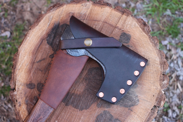 handmade, usa made, usa made axe, hatchet, chopping, wood chopping, outdoor, outdoorsman, survival, backwoodsman, hickory, axe made in america, axes made in the usa, ike bullington, wolf valley forge, valley forge, pack axe, back packing, camping, trail axe, hunting axe, trappers axe, camp axe, bush axe, belt axe, pack axe, leather shoulder rig, chopping axe, leather axe carrier, shoulder sling for axe, carpenter's axe, Wolf Valley Forge, Wolf Valley Forge axe release, Axe Wax, haversack, go bag, man purse, man bag, canvas bag, reenactor, reenacting, Trekker Axe, Axe Life