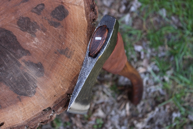 handmade, usa made, usa made axe, hatchet, chopping, wood chopping, outdoor, outdoorsman, survival, backwoodsman, hickory, axe made in america, axes made in the usa, ike bullington, wolf valley forge, valley forge, pack axe, back packing, camping, trail axe, hunting axe, trappers axe, camp axe, bush axe, belt axe, pack axe, leather shoulder rig, chopping axe, leather axe carrier, shoulder sling for axe, carpenter's axe, Wolf Valley Forge, Wolf Valley Forge axe release, Axe Wax, haversack, go bag, man purse, man bag, canvas bag, reenactor, reenacting, Trekker Axe, Axe Life