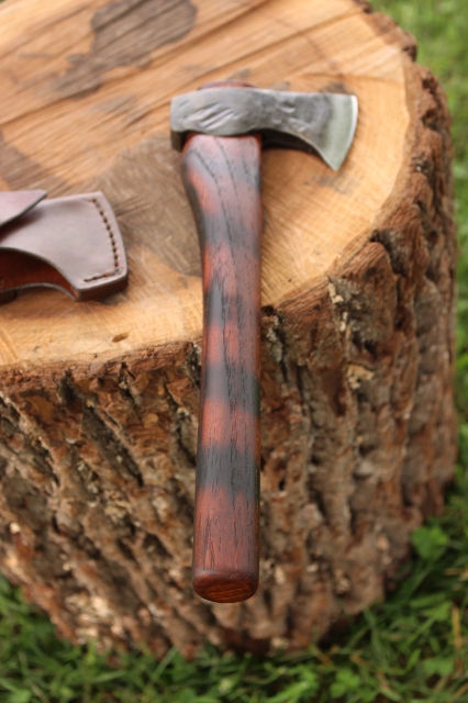 handmade, usa made, usa made axe, hatchet, chopping, wood chopping, outdoor, outdoorsman, survival, backwoodsman, hickory, axe made in america, axes made in the usa, ike bullington, wolf valley forge, valley forge, pack axe, back packing, camping, trail axe, hunting axe, trappers axe, camp axe, bush axe, belt axe, pack axe, leather shoulder rig, chopping axe, leather axe carrier, shoulder sling for axe, carpenter's axe, Wolf Valley Forge, Wolf Valley Forge axe release, Axe Wax, haversack, go bag, man purse, man bag, canvas bag, reenactor, reenacting, Trekker Axe, Axe Life