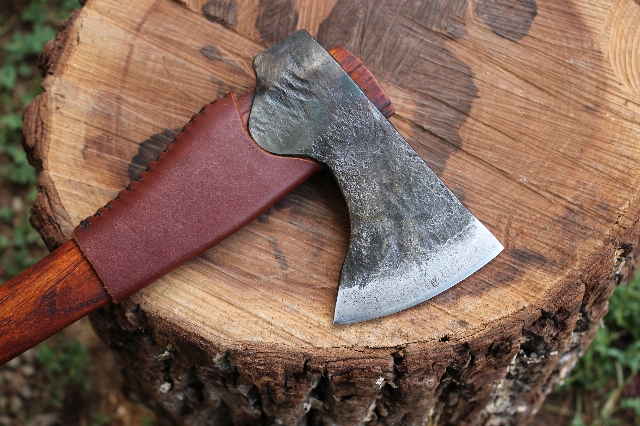 handmade, usa made, usa made axe, hatchet, chopping, wood chopping, outdoor, outdoorsman, survival, backwoodsman, hickory, axe made in america, axes made in the usa, ike bullington, wolf valley forge, valley forge, pack axe, back packing, camping, trail axe, hunting axe, trappers axe, camp axe, bush axe, belt axe, pack axe, leather shoulder rig, chopping axe, leather axe carrier, shoulder sling for axe, carpenter's axe, Wolf Valley Forge, Wolf Valley Forge axe release, Axe Wax, haversack, go bag, man purse, man bag, canvas bag, reenactor, reenacting, Trekker Axe, Axe Life