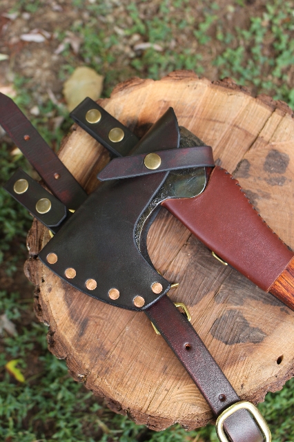 handmade, usa made, usa made axe, hatchet, chopping, wood chopping, outdoor, outdoorsman, survival, backwoodsman, hickory, axe made in america, axes made in the usa, ike bullington, wolf valley forge, valley forge, pack axe, back packing, camping, trail axe, hunting axe, trappers axe, camp axe, bush axe, belt axe, pack axe, leather shoulder rig, chopping axe, leather axe carrier, shoulder sling for axe, carpenter's axe, Wolf Valley Forge, Wolf Valley Forge axe release, Axe Wax, haversack, go bag, man purse, man bag, canvas bag, reenactor, reenacting, Trekker Axe, Axe Life