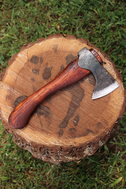 handmade, usa made, usa made axe, hatchet, chopping, wood chopping, outdoor, outdoorsman, survival, backwoodsman, hickory, axe made in america, axes made in the usa, ike bullington, wolf valley forge, valley forge, pack axe, back packing, camping, trail axe, hunting axe, trappers axe, camp axe, bush axe, belt axe, pack axe, leather shoulder rig, chopping axe, leather axe carrier, shoulder sling for axe, carpenter's axe, Wolf Valley Forge, Wolf Valley Forge axe release, Axe Wax, haversack, go bag, man purse, man bag, canvas bag, reenactor, reenacting, Trekker Axe, Axe Life