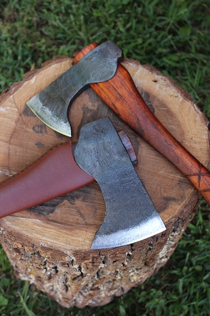 handmade, usa made, usa made axe, hatchet, chopping, wood chopping, outdoor, outdoorsman, survival, backwoodsman, hickory, axe made in america, axes made in the usa, ike bullington, wolf valley forge, valley forge, pack axe, back packing, camping, trail axe, hunting axe, trappers axe, camp axe, bush axe, belt axe, pack axe, leather shoulder rig, chopping axe, leather axe carrier, shoulder sling for axe, carpenter's axe, Wolf Valley Forge, Wolf Valley Forge axe release, Axe Wax, haversack, go bag, man purse, man bag, canvas bag, reenactor, reenacting, Trekker Axe, Axe Life