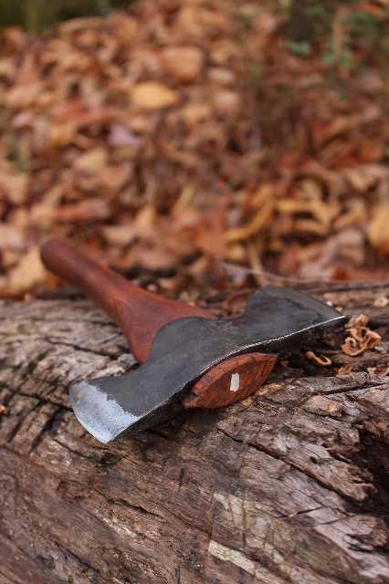 handmade, usa made, usa made axe, hatchet, chopping, wood chopping, outdoor, outdoorsman, survival, backwoodsman, hickory, axe made in america, axes made in the usa, ike bullington, wolf valley forge, valley forge, pack axe, back packing, camping, trail axe, hunting axe, trappers axe, camp axe, bush axe, belt axe, pack axe, leather shoulder rig, chopping axe, leather axe carrier, shoulder sling for axe, carpenter's axe, Wolf Valley Forge, Wolf Valley Forge axe release, Axe Wax, haversack, go bag, man purse, man bag, canvas bag, reenactor, reenacting, Trekker Axe, Axe Life, Splitting Wedge, Handforged Wedge