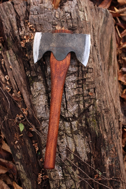 handmade, usa made, usa made axe, hatchet, chopping, wood chopping, outdoor, outdoorsman, survival, backwoodsman, hickory, axe made in america, axes made in the usa, ike bullington, wolf valley forge, valley forge, pack axe, back packing, camping, trail axe, hunting axe, trappers axe, camp axe, bush axe, belt axe, pack axe, leather shoulder rig, chopping axe, leather axe carrier, shoulder sling for axe, carpenter's axe, Wolf Valley Forge, Wolf Valley Forge axe release, Axe Wax, haversack, go bag, man purse, man bag, canvas bag, reenactor, reenacting, Trekker Axe, Axe Life