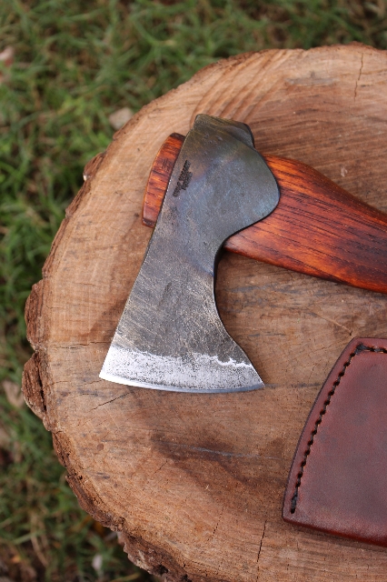 handmade, usa made, usa made axe, hatchet, chopping, wood chopping, outdoor, outdoorsman, survival, backwoodsman, hickory, axe made in america, axes made in the usa, ike bullington, wolf valley forge, valley forge, pack axe, back packing, camping, trail axe, hunting axe, trappers axe, camp axe, bush axe, belt axe, pack axe, leather shoulder rig, chopping axe, leather axe carrier, shoulder sling for axe, carpenter's axe, Wolf Valley Forge, Wolf Valley Forge axe release, Axe Wax, haversack, go bag, man purse, man bag, canvas bag, reenactor, reenacting, Trekker Axe, Axe Life, Splitting Wedge, Handforged Wedge