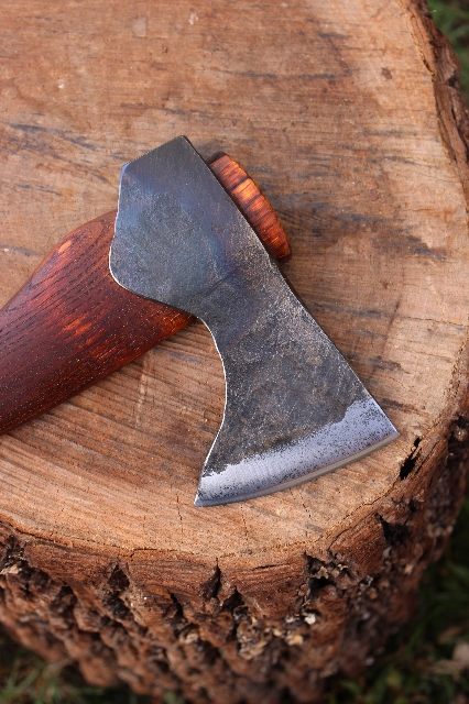 handmade, usa made, usa made axe, hatchet, chopping, wood chopping, outdoor, outdoorsman, survival, backwoodsman, hickory, axe made in america, axes made in the usa, ike bullington, wolf valley forge, valley forge, pack axe, back packing, camping, trail axe, hunting axe, trappers axe, camp axe, bush axe, belt axe, pack axe, leather shoulder rig, chopping axe, leather axe carrier, shoulder sling for axe, carpenter's axe, Wolf Valley Forge, Wolf Valley Forge axe release, Axe Wax, haversack, go bag, man purse, man bag, canvas bag, reenactor, reenacting, Trekker Axe, Axe Life, Splitting Wedge, Handforged Wedge