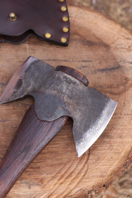 handmade, usa made, usa made axe, hatchet, chopping, wood chopping, outdoor, outdoorsman, survival, backwoodsman, hickory, axe made in america, axes made in the usa, ike bullington, wolf valley forge, valley forge, pack axe, back packing, camping, trail axe, hunting axe, trappers axe, camp axe, bush axe, belt axe, pack axe, leather shoulder rig, chopping axe, leather axe carrier, shoulder sling for axe, carpenter's axe, Wolf Valley Forge, Wolf Valley Forge axe release, Axe Wax, haversack, go bag, man purse, man bag, canvas bag, reenactor, reenacting, Trekker Axe, Axe Life, Splitting Wedge, Handforged Wedge