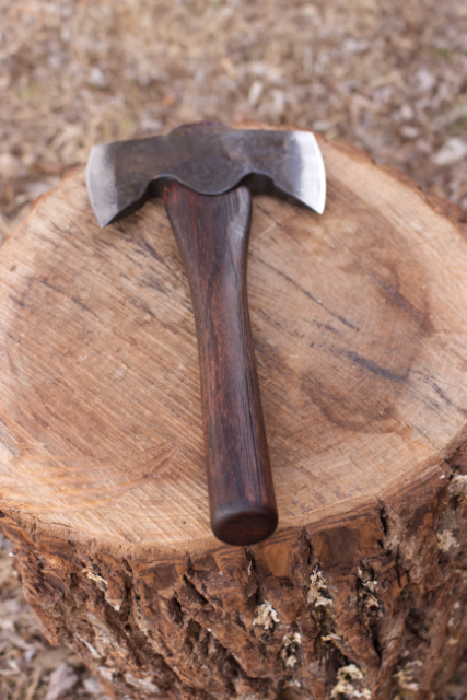 handmade, usa made, usa made axe, hatchet, chopping, wood chopping, outdoor, outdoorsman, survival, backwoodsman, hickory, axe made in america, axes made in the usa, ike bullington, wolf valley forge, valley forge, pack axe, back packing, camping, trail axe, hunting axe, trappers axe, camp axe, bush axe, belt axe, pack axe, leather shoulder rig, chopping axe, leather axe carrier, shoulder sling for axe, carpenter's axe, Wolf Valley Forge, Wolf Valley Forge axe release, Axe Wax, haversack, go bag, man purse, man bag, canvas bag, reenactor, reenacting, Trekker Axe, Axe Life, Splitting Wedge, Handforged Wedge