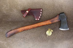 handmade, usa made, usa made axe, hatchet, chopping, wood chopping, outdoor, outdoorsman, survival, backwoodsman, hickory, axe made in amera, axes made in the usa, ike bullington, isaac bullington, wolf valley forge, valley forge, pack axe, back packing, camping, trail axe, hunting axe, trappers axe, camp axe, bush axe, belt axe, pack axe